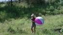 Where Brady found a big ball.
