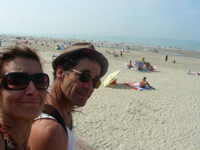 France... a beach....