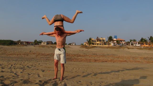 up side down, Jonah and Laurie