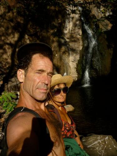 there was nice waterfall