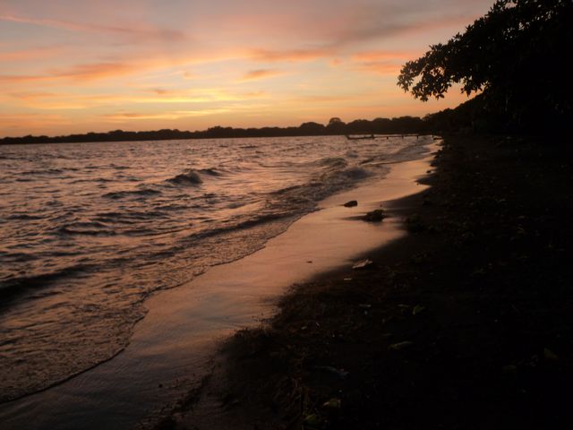 The lake next morning