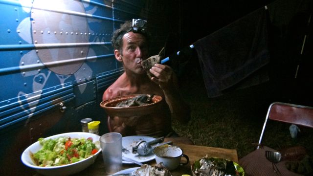 having fish again from Hans