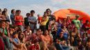 colourful audience